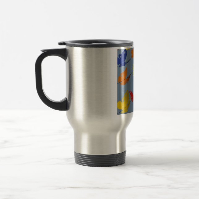 Caneca Térmica papillons multicolores (Esquerda)