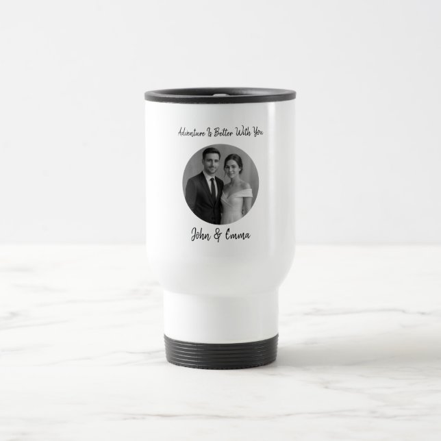 Caneca Térmica Par Célebre – Aventura é Melhor Com Você (Centro)
