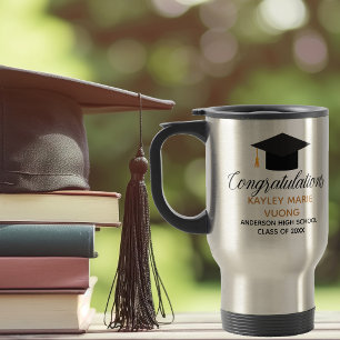 Caneca Térmica Parabéns de graduação Classe de Monograma 2022