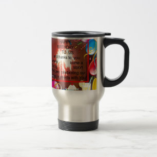 Caneca Térmica Parabéns para Nós Impressão de Arte