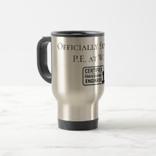 Caneca Térmica Parabéns pelo Engenheiro profissional certificado