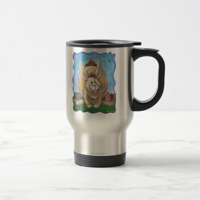 Caneca Térmica Parada Animal de Coelho Cinto (Direita)