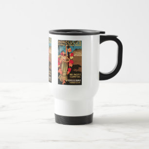 Caneca Térmica Parada floral anual 1911 de Honolulu, Havaí 6a
