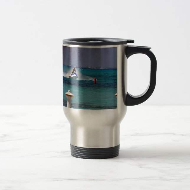 Caneca Térmica Paraíso de Jet Ski (Direita)