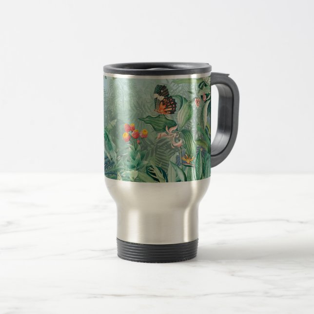 Caneca Térmica Paraíso tropical (Frente Esquerda)