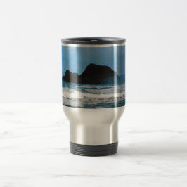 Caneca Térmica Paraíso Tropical do Oceano Costeiro do Havaí