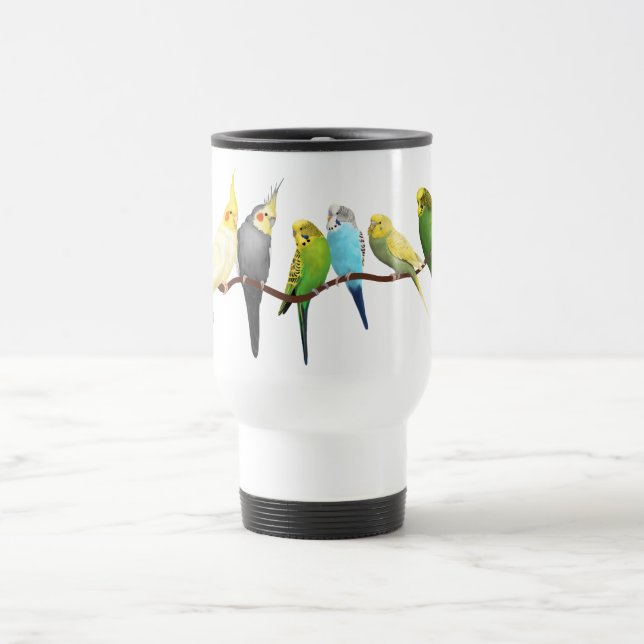 Caneca Térmica Parakeets & Cockatiels! (Centro)