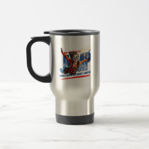 Caneca Térmica Paraquedismo-Sinta a Liberdade Acima das Nuvens