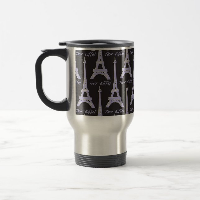 Caneca Térmica Paris Eiffel Tower France Tumbler (Esquerda)