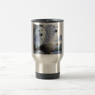 Caneca Térmica Parque da Natureza Animais Águia Lobo Escritório A
