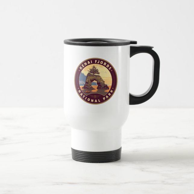Caneca Térmica Parques Nacionais Kenai Fjords (Direita)
