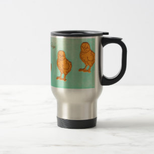 Caneca Térmica Páscoa Saudações Pintinhos Verde