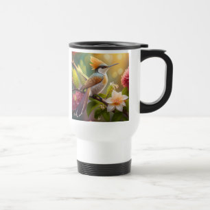 Caneca Térmica Pássaro Fantasia Melípara de Crista Dourada