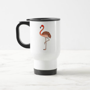 Caneca Térmica Pássaro Flamingo Rosa Lineart-57567 Café Mug