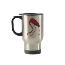 Pássaro Vintage, Pia, Flamingo Audubon, Rosa-Ameri