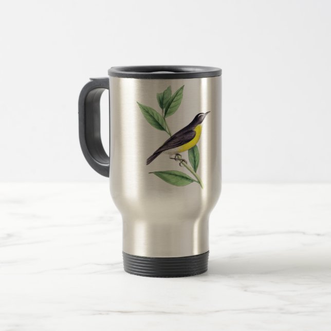 Caneca Térmica Pássaros (Frente Esquerda)