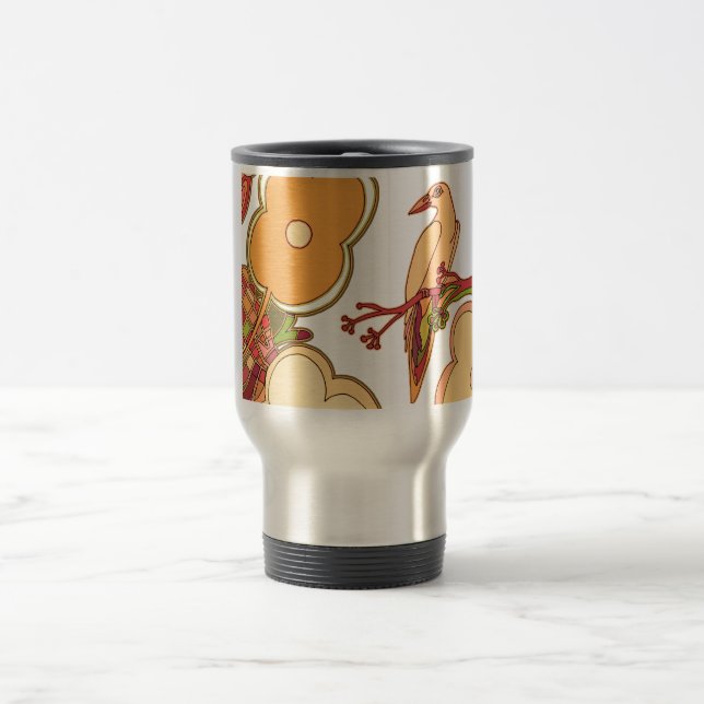 Caneca Térmica Pássaros Caprichosos (Centro)