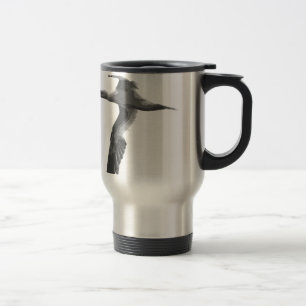 Caneca Térmica Pássaros Marinhos Abstratos