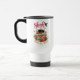 Caneca Térmica Passe o Dia Inteiro na Cama de Natal e Leia a Noit