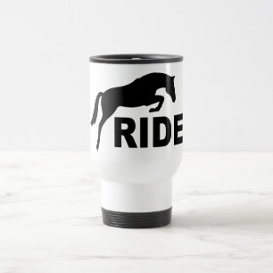 Caneca Térmica PASSEIO com cavalo de salto (preto)