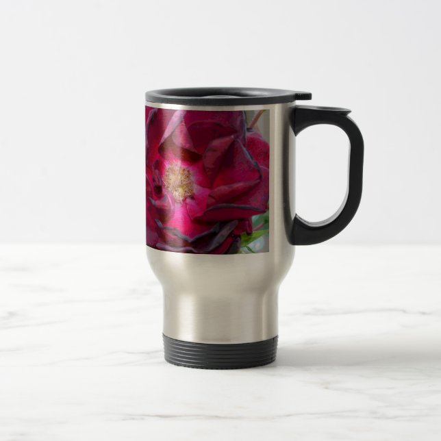 Caneca Térmica Passion Burgandy Flower (Direita)