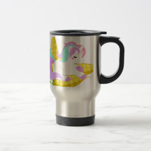 Caneca Térmica pastel Unicorn no berço