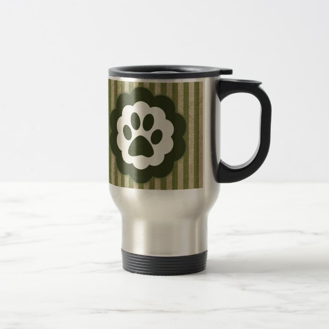 Caneca Térmica pata de animais de estimação (Direita)
