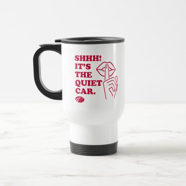 CANECA TÉRMICA PATCO "SHHH! É O CARRO QUIETO" (Esquerda)