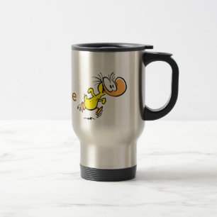 Caneca Térmica Pato dos desenhos animados do humor do café