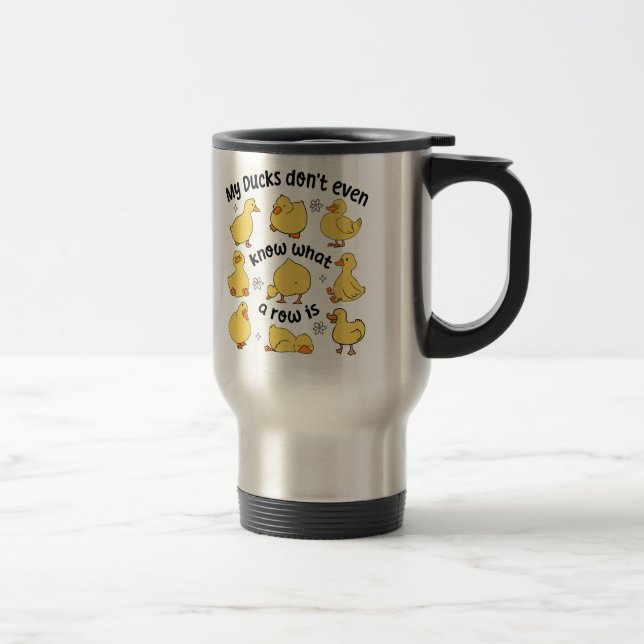 Caneca Térmica Patos Engraçados Sarcástico (Direita)
