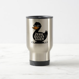 Caneca Térmica Patos Zero Dado - Design Legal Engraçado