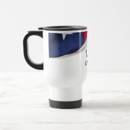 Caneca Térmica Patriotic American Flag Monogrammed Initial