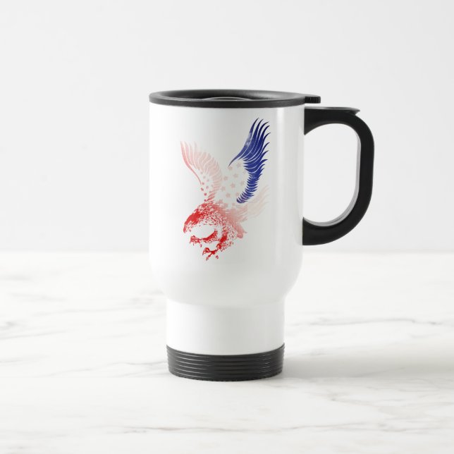 Caneca Térmica Patriótica American Flag Eagle (Direita)