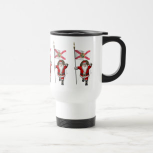 Caneca Térmica Patriótico Papai Noel Visitando a Flórida