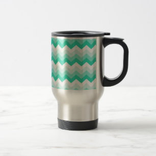 Caneca Térmica Patrulha Zigzag (Turquoise en groen)