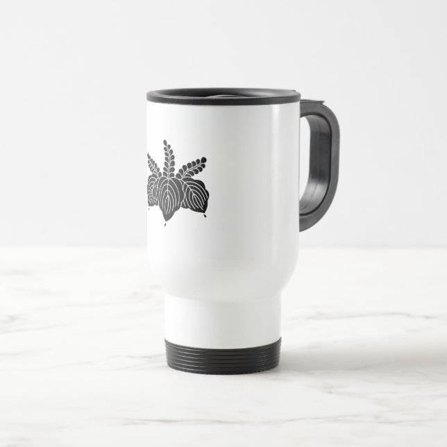 Caneca Térmica paulownia dançante (Frente Esquerda)