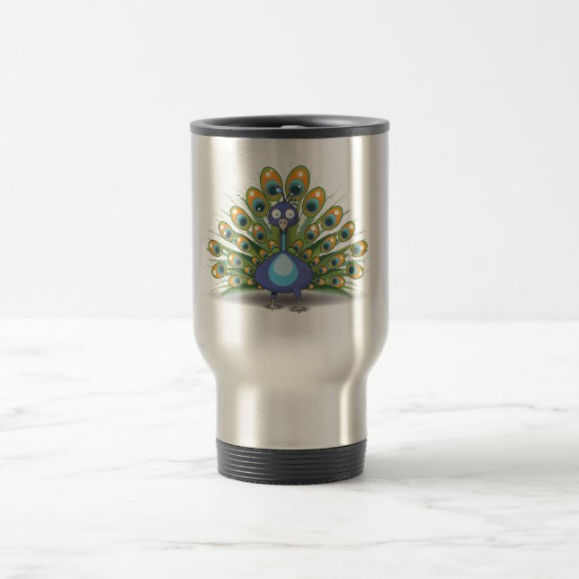 Caneca Térmica Pavão (Centro)