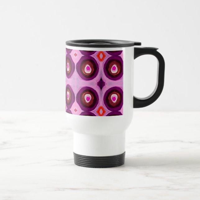 Caneca Térmica Pavão cor-de-rosa (Direita)
