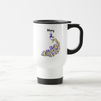 Caneca Térmica pavão personalizado
