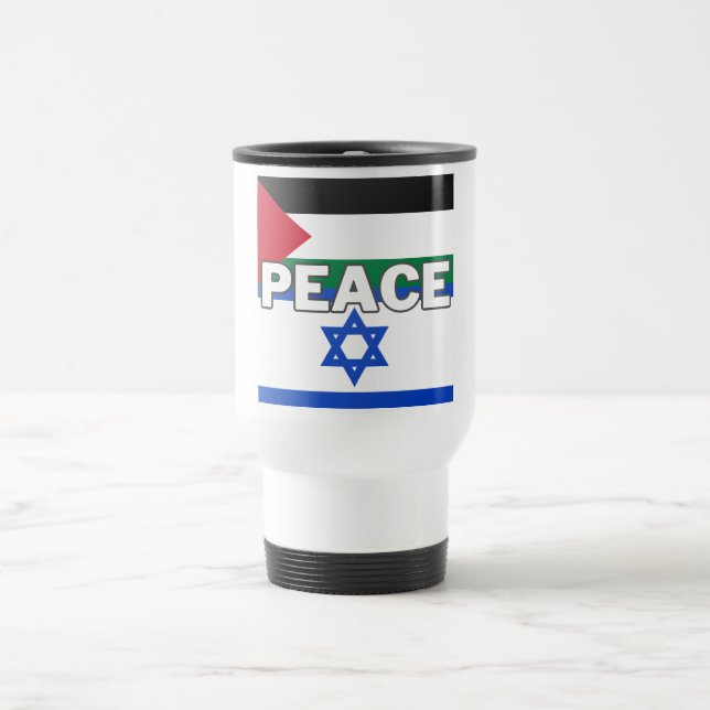 Caneca Térmica Paz na Palestina (Centro)
