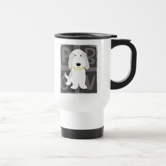Caneca Térmica PBGV Cinza e Branco