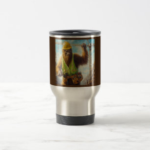 Caneca Térmica Pé Grande do Trabalhador de Construção