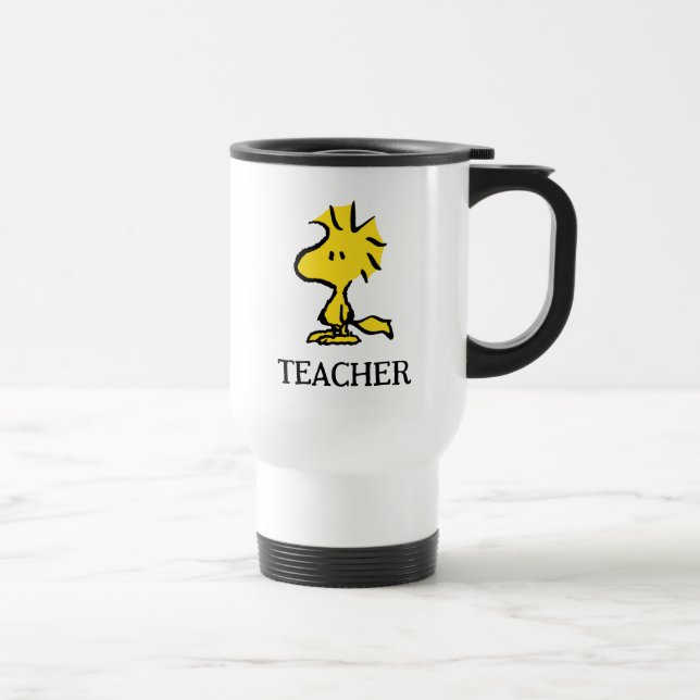 Caneca Térmica Peanuts | Woodstock Teacher (Direita)