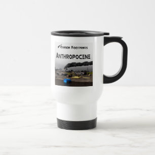 Caneca Térmica Pegadas de carbono - Antropoceno
