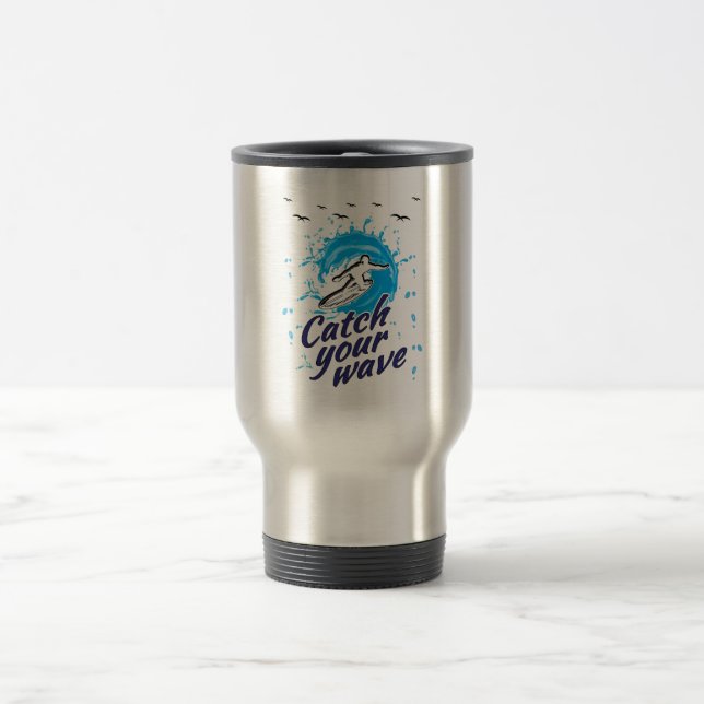 Caneca Térmica Pegue sua onda (Centro)