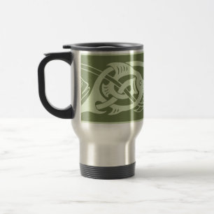 Caneca Térmica Peixe-Grátis em Verde
