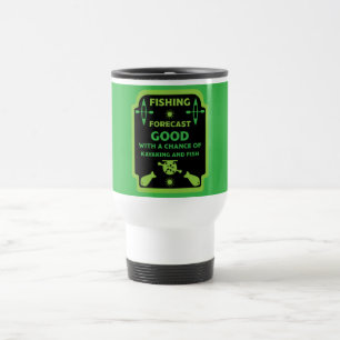 Caneca Térmica Peixes de Kayak e presentes de pesca de campo