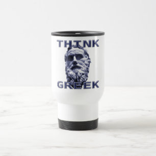 Caneca Térmica Pense em grego