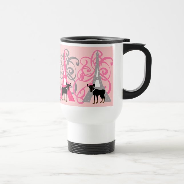 Caneca Térmica Pequeno chien à Paris do Le (Direita)