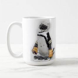 Caneca Térmica Pequeno Pinguim Vestindo Hockey Gear